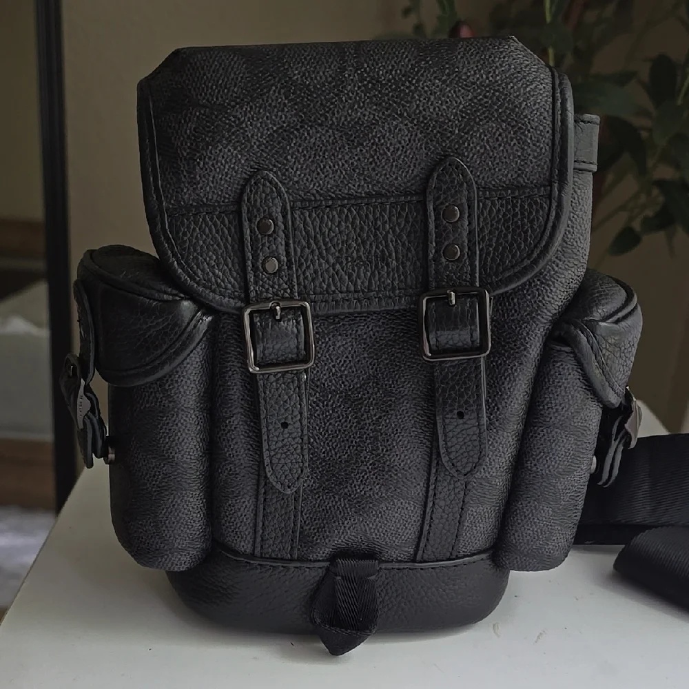 Coach Black Backpack Collection with Modern Design - Picture 2 of 13